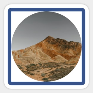 Mountainscape (evening edition) Sticker